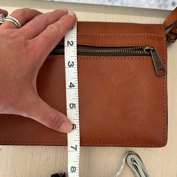 Patricia Nash Brown Leather Crossbody Bag - Picture 13 of 14